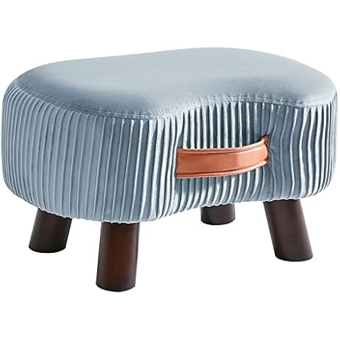 YMYNY Pouf Ottoman en Bois HBD021G Cover