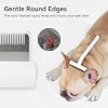 aumuca Pet Deshedding Tools for Short Haired Cats & Dogs, Dematting Deshedding Brush Cats Shedding Tool, Dog Undercoat Brush, Gently and Effectively Remove Loose Hair, Highly Deshedder Grooming Combs