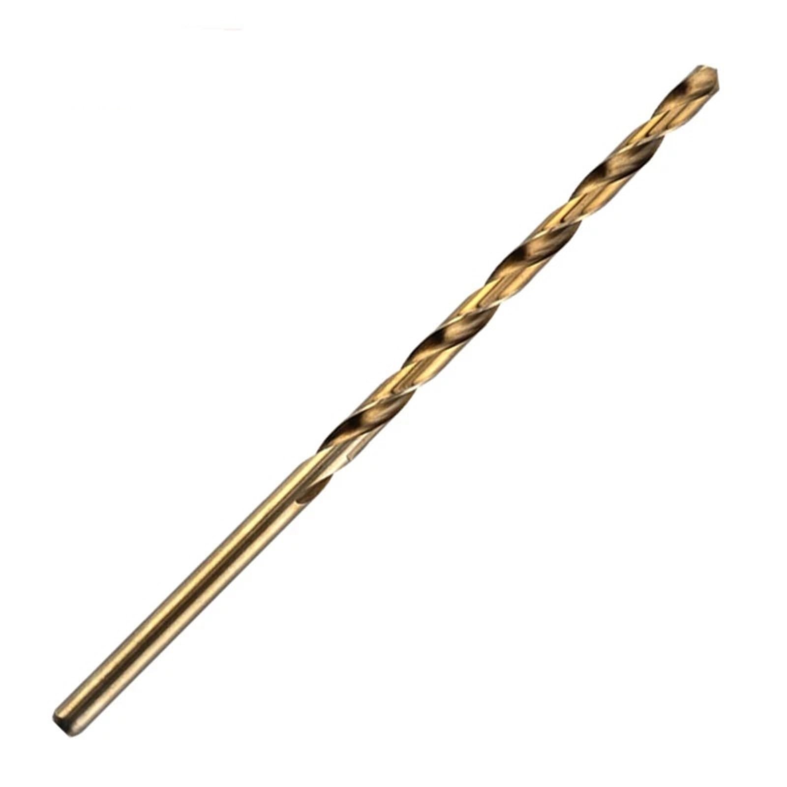 5 Brocas de Cobalto con Vástago Redondo de 1-13 mm Brocas Helicoidales Hss M35 para Metal Duro Acero Inoxidable Hierro y Aluminio (8 X 165 mm 5 Unidades)