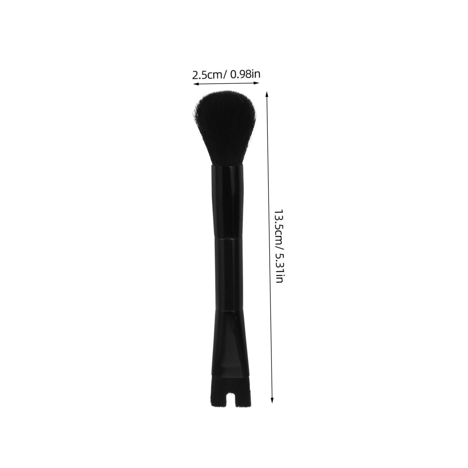HONMEET Professional Makeup Brushes Set Double Head Nose Contour Brush Soft Plastic Nylon for Women