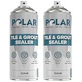 Top 10 Best Bathroom Grout Sealer Reviews for Homeowners 11 Polar Tile & Grout Sealer Clear Aerosol Spray - 2 x 13.5 Fl Oz | Instantly Waterproofs and Protects Floor Tile Grout | Ideal for Bathroom, Shower & Kitchen | Interior & Exterior Tile Sealer