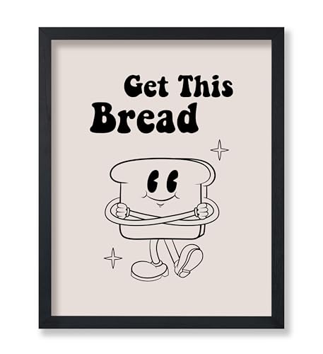 Poster Master Get This Bread Print - Retro Groovy Bread