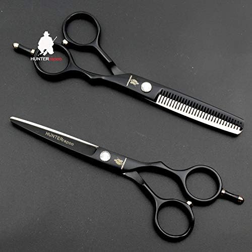 Miniatura 4 de ht9122 6" Professional Barber Razor Edge Tijeras para Salones de peluquería de corte con tensión ajustable, hecha de acero inoxidable japonés 440 C