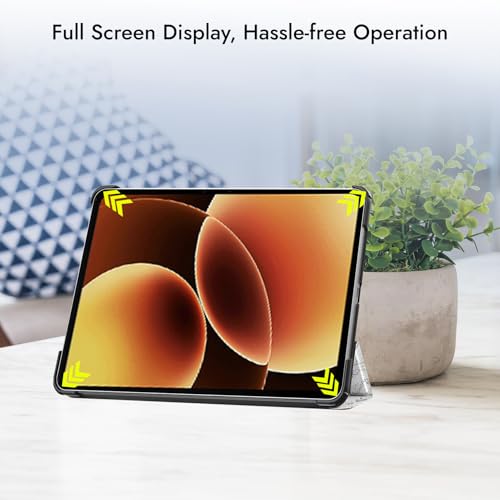 Image of Robustrion Cover for Xiaomi Pad 8 /8 Pro Case, Trifold Flip Case Cover for Xiaomi Mi Pad 8 /8 Pro 11.2 inch, Support Auto Sleep Wake - Eiffel