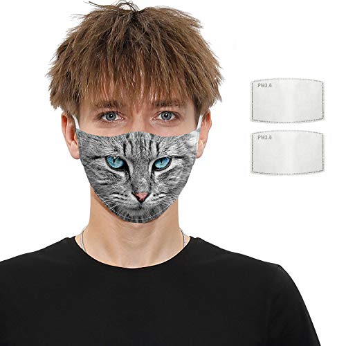 Panegy - Housse de Protection Ajustable Imprimé,Housse de Protection pour Enfant Adulte Étanche à la Poussière et au Smog,Filtrant Synthétique 5 Couches Dragon