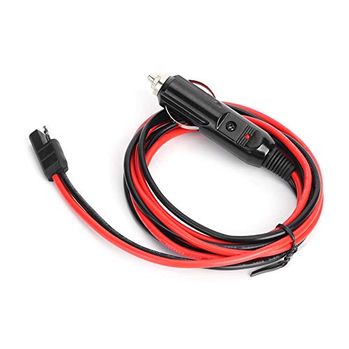 Radio Power Cord, DC 12V Car Radio Line 1.5M ABS Radio Power Cable Cigarette Lighter Plug Fit for Motorola Automobiles Mobile Radio Installations