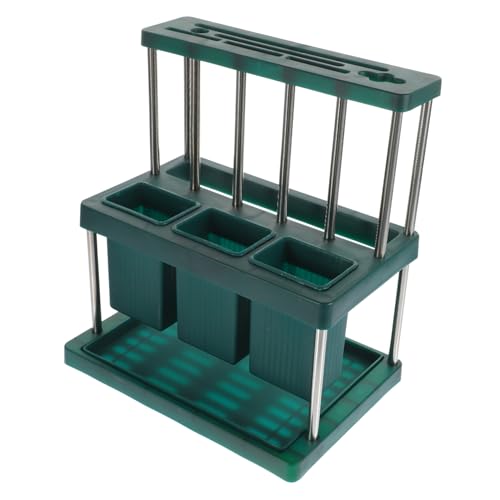 OUNONA Chopstick and Spoon Holder Organizer for Kitchen Counter Erosion Resistant Utensil Storage Rack with Separated Compartments Stylish Design for Easy Access and Safe Use