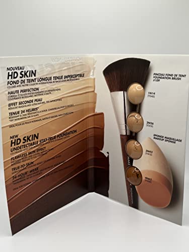 Hd Skin Foundation Make Up For Ever Shade Finder - 1N14, 2N26, 3N42, 4N62 Sample Pack 4X0.63Ml-4X0.02 Fl.oz #TOP2