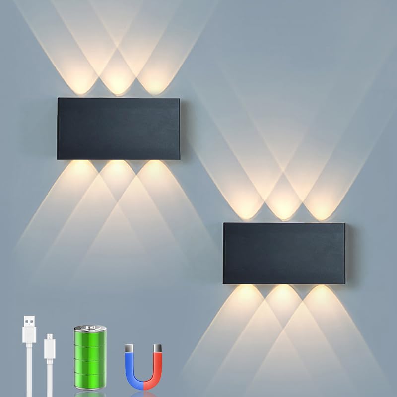 Aplique LED magnético recargable para iluminar zonas interiores sin enchufes 1