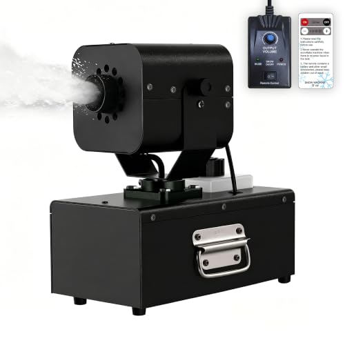1200W Snow Machine with 90°0scillation and Remote,Indoor Outdoor