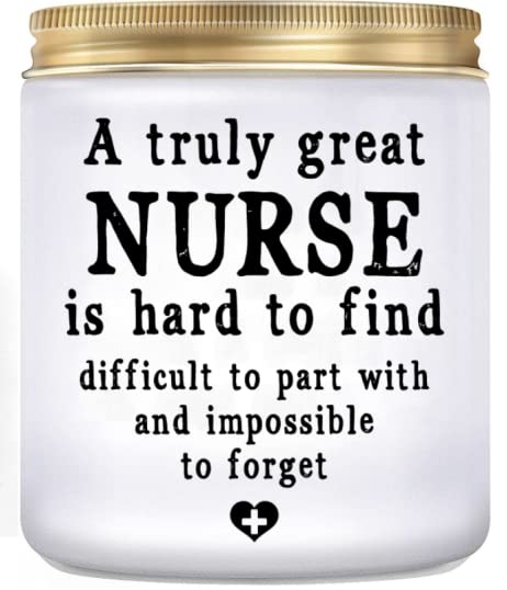 Nurse Gifts for Women Nurse Practitioner Gifts 7 OZ Lavender Scented Candles School Student Nurse Graduation Gift Funny Retirement Bulk Presents