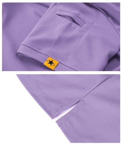 Image of SCODI Men's Golf Polo Shirt Short Sleeve Tactical Shirts Casual Tennis T-Shirt