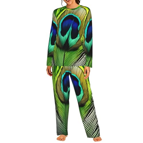 Pyjama paon vert femme doux et confortable pour soirées cocooning