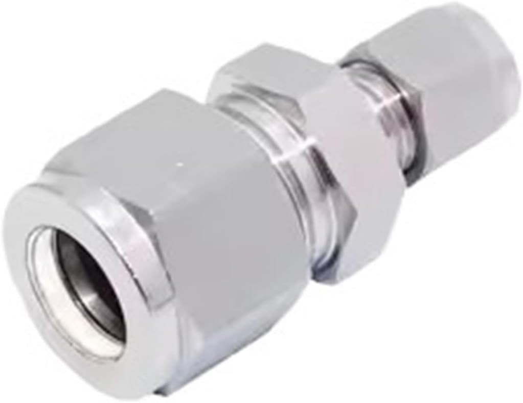 6mm x 1/4in Reducing Union Double Ferrule Compression Fitting Type 316 Stainless Steel Instrumentation Tube fittings(RU-M0604)