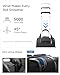 LUGGEX Underseat Carry On Luggage with Wheels, UDK Stylish Lightweight Under Seat Luggage, Soft Sided Personal Item Suitcase for Short Trip (UX-Core, Black, 16 Inch)