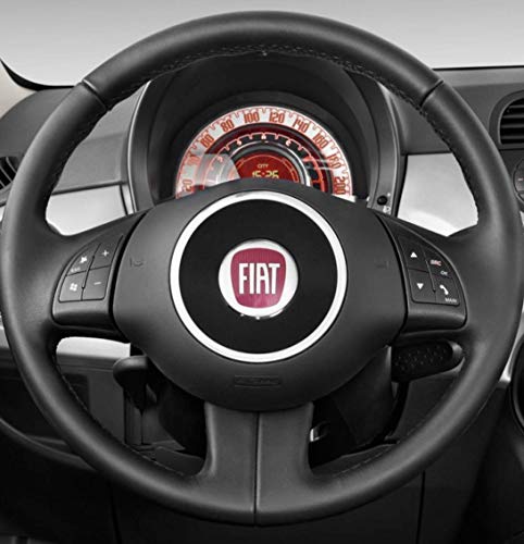 Gsinnerlink *FITS 500 Steering Wheel Repair Fiat 500 Automobile by Decal USA Steering Wheel Control Push Button Decals Peeling Worn FLAKING Buttons 100% Guaranteed Made in USA!