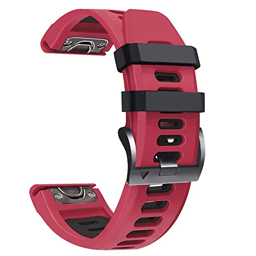 Correa silicona liberacion rapida 26mm 22mm Garmin Fenix 6 7X 5X 3 HR