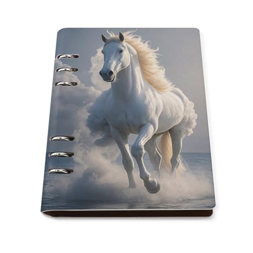 Carnet de notes A5 cuir Galloping Horse pour écrire vos inspirations au quotidien et au bureau