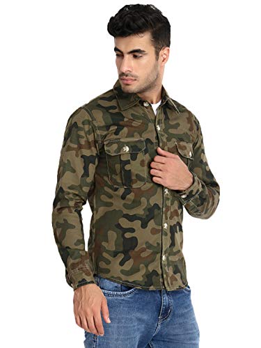 Image of KOTTY Men Full Sleeve Biker Denim Jacket