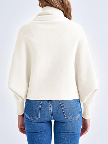 Image of Saodimallsu Womens Open Front Cardigan Batwing Long Sleeve Shawl Chunky Knit Loose Fall Poncho Sweater Coats