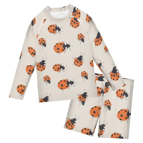 Ladybug Baby Boys' Toddler Long Sleeved Rashguard Swim Bathing Suit Set B0404609