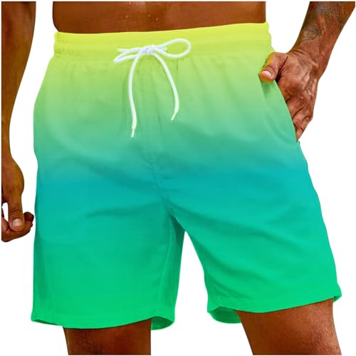 Muscularfit Mens Swim Trunks 5 Inch No Liner Beach Surfing Board Shorts Drawstring Quick Dry Bathing Suit Summer Beach Shorts