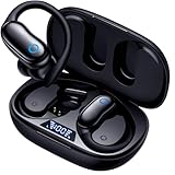 GNMN Wireless Earbuds 96hrs Playback Bluetooth Headphones Stereo Bass Earphones Microphone IPX7 Waterproof Headset for Sports/Gym