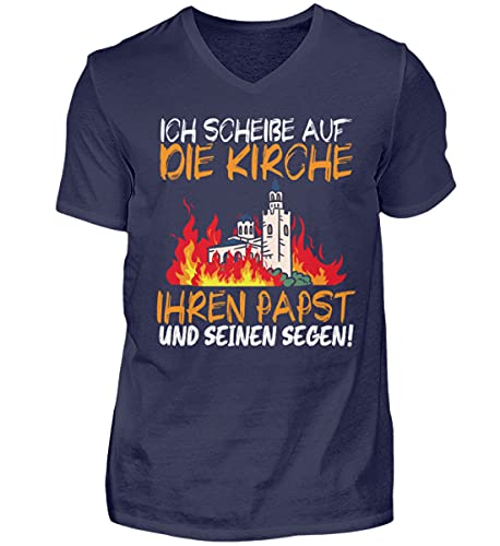 T-shirt col V homme XXL bleu marine pour exprimer ses convictions sans filtre
