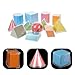 STOBOK 2 Sets Mini Geometric Solids Geometric Shapes Blocks Pattern Block Multicolored Math Manipulatives for Counting Building Blocks