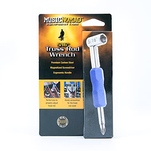 MusicNomad MN232 Premium Truss Stangsleutel - 5/16", Plus Gemagnetiseerde schroevendraaier - Image 3