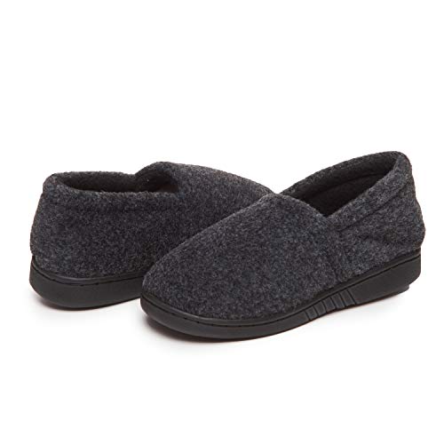 Skysole Boys’ Slippers, Lightweight And Comfortable A-Line Slip-Ons With Rubber Soles, Black, Size 5 #TOP3
