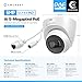 Amcrest 5MP Turret POE Camera, UltraHD Outdoor IP Camera POE with Mic/Audio, 5-Megapixel Security Surveillance Cameras, 98ft NightVision, 132° FOV, MicroSD (256GB), (IP5M-T1179EW-AI-V3)