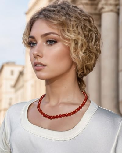 Simple Adjustable Necklaces for Women and Men Protection 8mm Reiki Crystals Beaded Necklace Good Luck Spiritual Gifts Unisex2