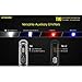 Nitecore Tiki LE Keychain Flashlight, 300 Lumens USB-C Rechargeable with Red Blue Light and LumenTac USB Cable