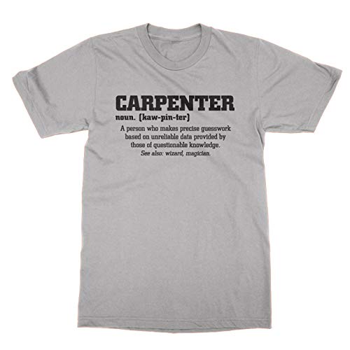 T-shirt Carpenter Definition vêtement homme charpentier et haut imprimé bois