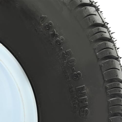 18x8.50‑8 Pneumatici per Carrello da Golf Gomma per Migliore Maneggevolezza Sostituzione del Gruppo Ruota e Pneumatico per Carrello da Golf per Carrello da Golf E‑Z‑GO,