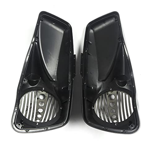 STLPRO Vivid Black tapas de parlante 8" con tweeter para Harley Touring miniatura 5