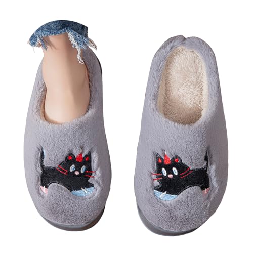 Cute Slipper 𝐇ouse Slippers for Women Men Plush Warm Fuzzy Dorm Slippers Memory Foam Soft Bedroom Shoes Non Slip Slip On Indoor 𝐇ouse Home Winter Shoes