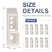 H 3837 2-3/16 in Window Channel Balance Sash Cams Top Guide, Window Track Guide Balancer Parts, Window Channel Balance Lock, Single or Double Hung Window Sash Cam, Top Mount（Pack of 10）