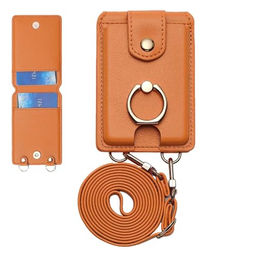 Bolsillo para teléfono impermeable con tarjetero anticaídas para dinero