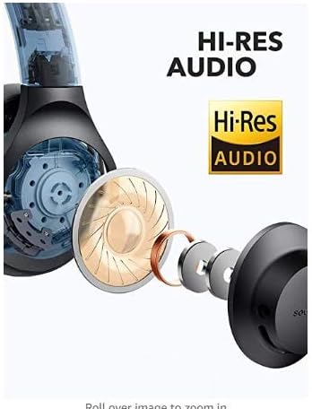 Soundcore Life 2 Gift Set, Over-Ear Headphones with Active Noise Cancellation, Hi-Res Audio and 30H Playtime, Anker PowerCore 5000, PowerLine+ Cable, AUX Cable, Airplane Adaptor, Travel Case