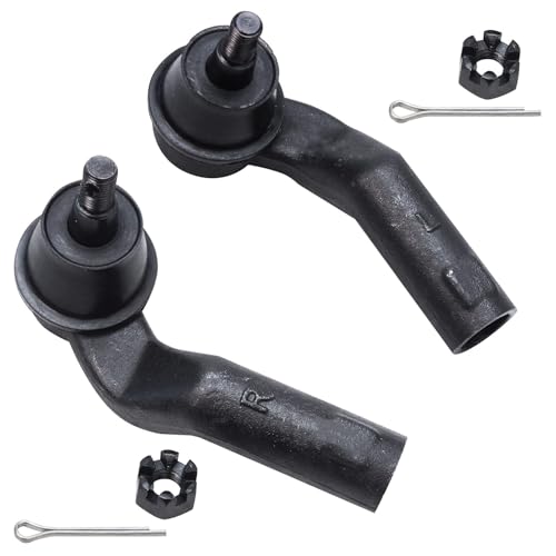 Image of Detroit Axle - 8pc Front End Suspension Kit for 2007 2008 2009 Mazda 3 [Turbo], 2 Lower Control Arms w /Ball Joints, 4 Inner & Outer Tie Rods, 2 Sway Bar Links Replacement