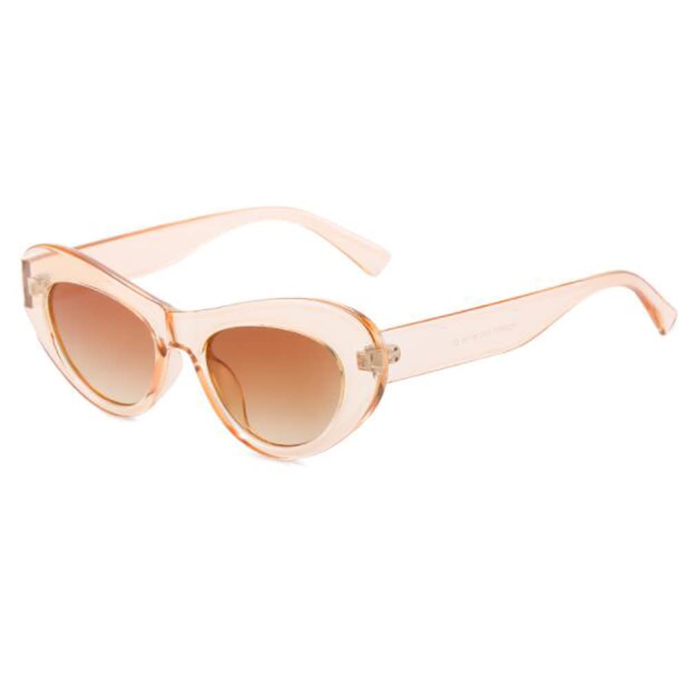 Small Frame Oval Sunglasses Men and Women UV Protection Sunshade Sunglasses