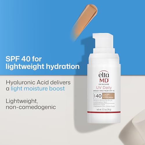 Image of EltaMD UV Daily SPF Face Sunscreen Moisturizer with Zinc Oxide, Daily Face Moisturizer with SPF, Sunscreen for Dry Skin