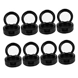 Assiette vide pour fards à paupières : idéale pour l'affichage et la comparaison des maquillages, voyages, , l'utilisation quotidienne, l'étui à fards à paupières