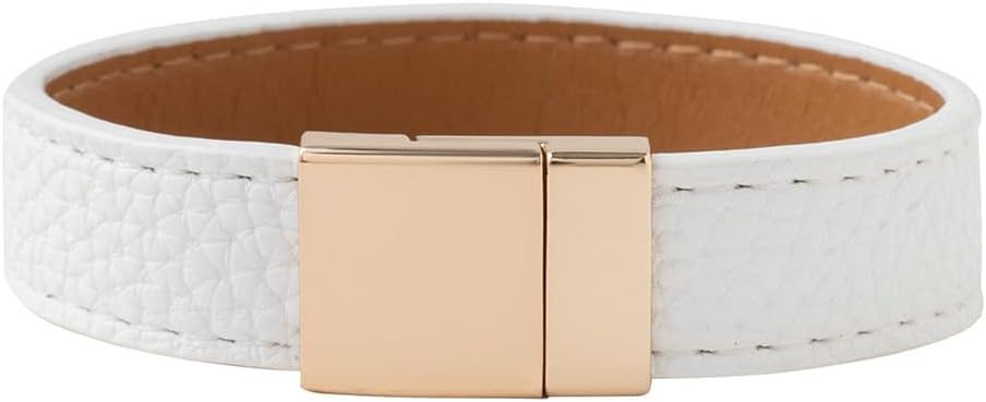 Rantanto Bracelets for Women, Leather Wrap Bracelet for Women, Casual Handmade Leather Fashion Bracelet