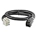 CURT 51451 Quick Plug Electric Trailer Brake Controller Wiring Harness, Fits Select Chevrolet Silverado, Suburban, Tahoe, GMC Sierra, Yukon, Escalade