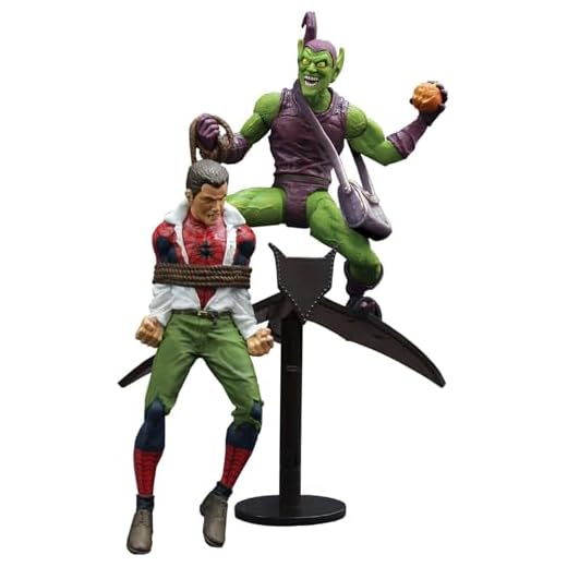 Diamond Select Toys Marvel Select: Classic Green Goblin vs Spider Man Figura de acción