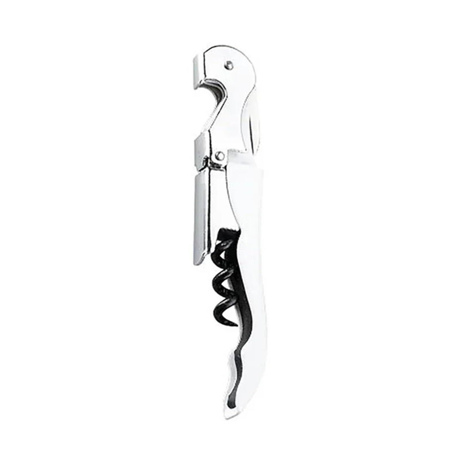 Cadeau pour les amateurs de vin tire-bouchon multifonction en acier blanc