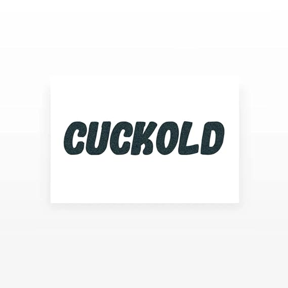 2 Cuckold Temporary Tattoos